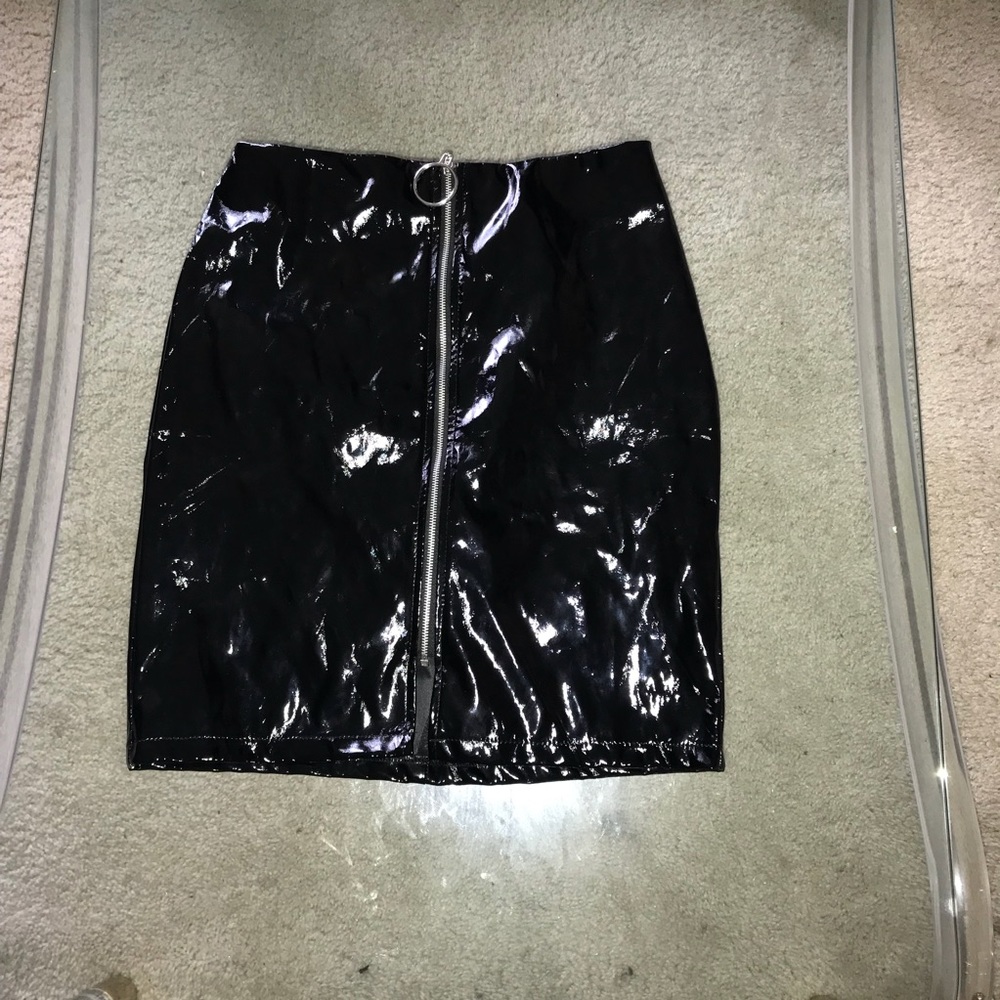 Plastic Mini Skirt